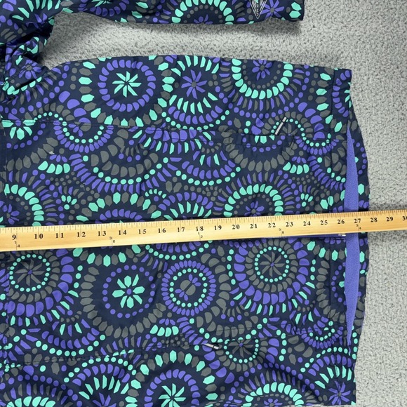 Columbia Jacket Boys Large Geometric Omni Tech Waterproof Mountain Action Skiing - Picture 3 of 11